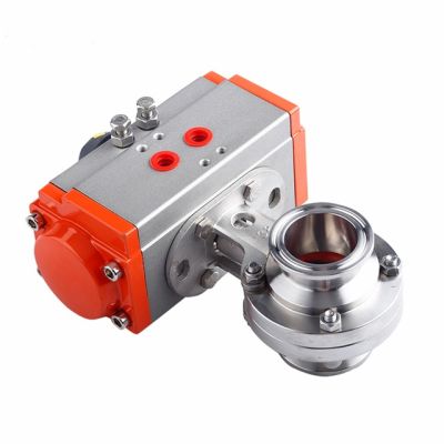 Sanitary Pneumatic Tri Clamp Butterfly Valve