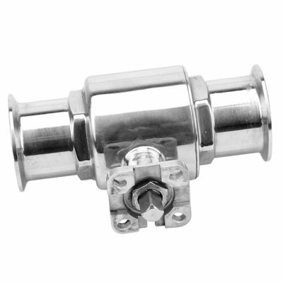 Sanitary high platform Tri Clamp Ball Valve